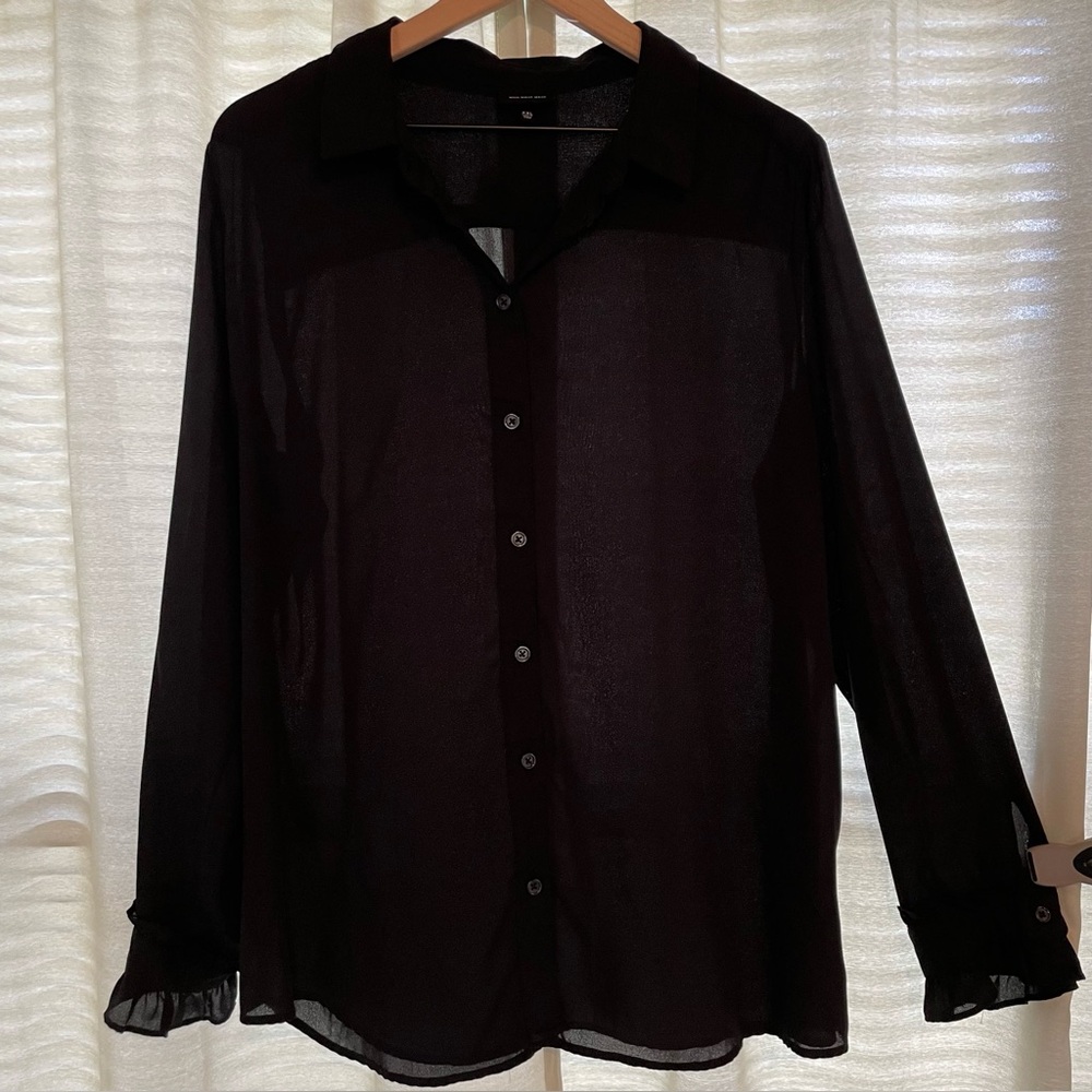 Who What Wear Black Blouse